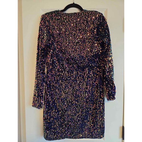 Motel Rocks brand color changing sequin dress large free shipping - Picture 7 of 9